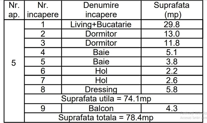 Popesti- Leordeni 3cam. dec/ buc. deschisa sau inchisa, 2 bai, centru